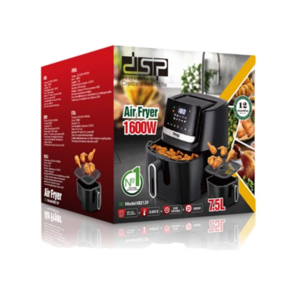 Friteuse Sans Huile DSP KB2139 7.5Litres