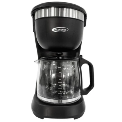 Cafetière Électrique FLORENCE HK-413 680W 1.2 Litre - Noir