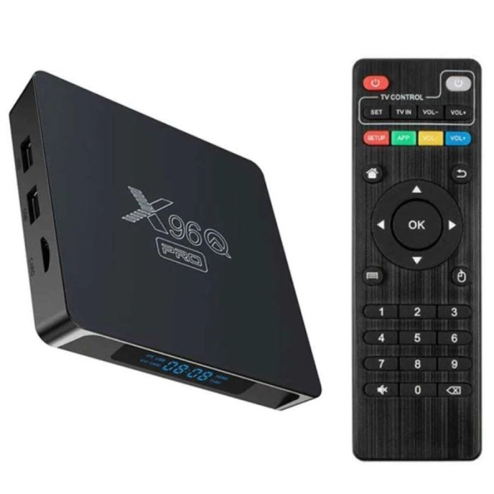 BOX TV ANDROID X96Q PRO 2GO16GO + 4 ABONNEMENTS 12 MOIS