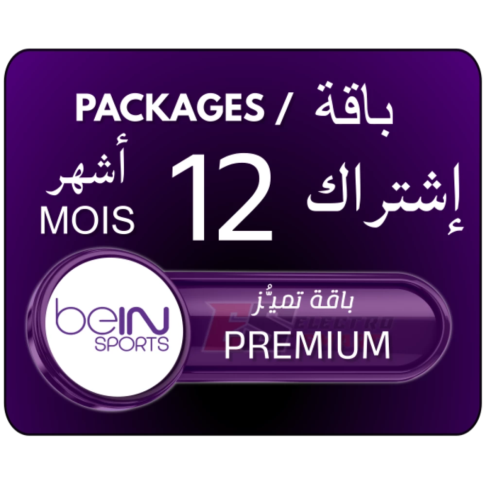 PACK 12 MOIS BEIN SPORTS PREMIUM STANDARD