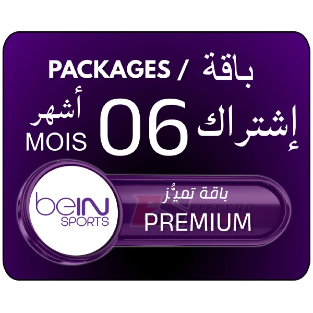 PACK 6 MOIS BEIN SPORTS PREMIUM STANDARD