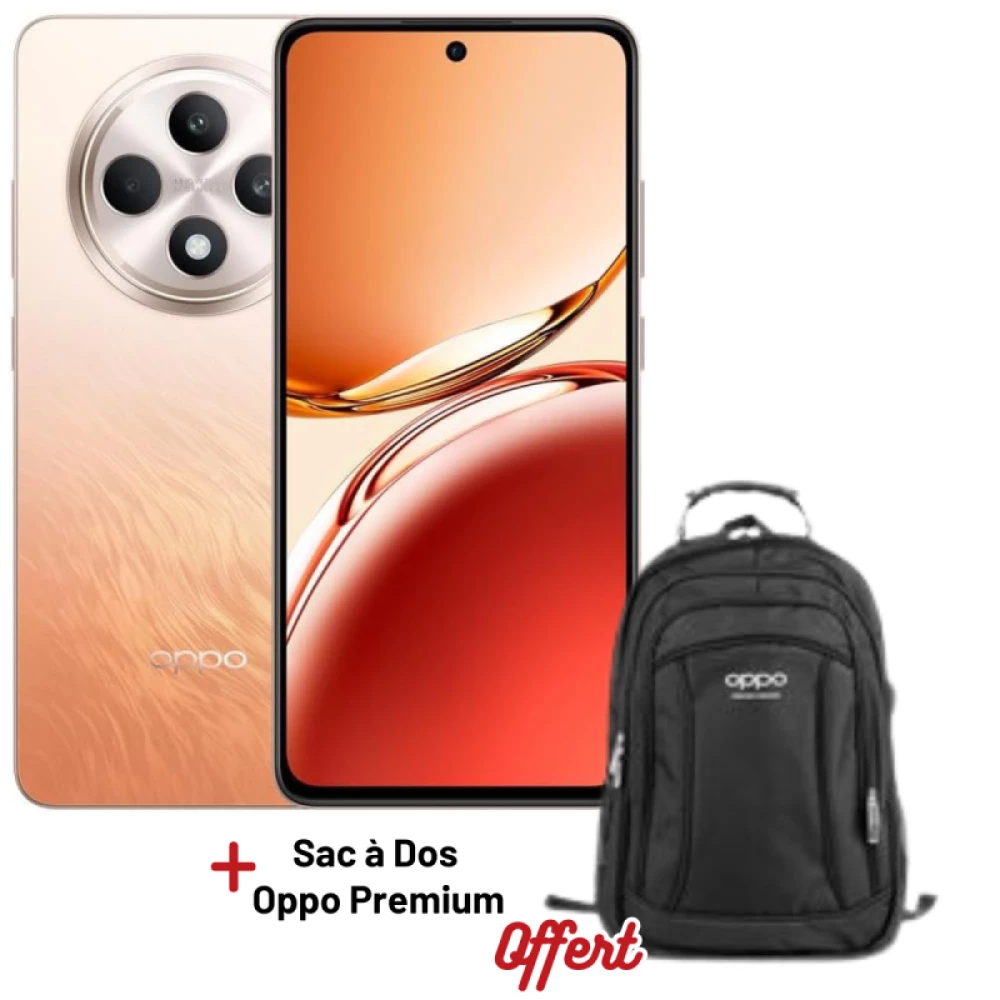 Smartphone OPPO Reno12 F 5G 12Go 256Go + Sac à Dos Backpack Offert