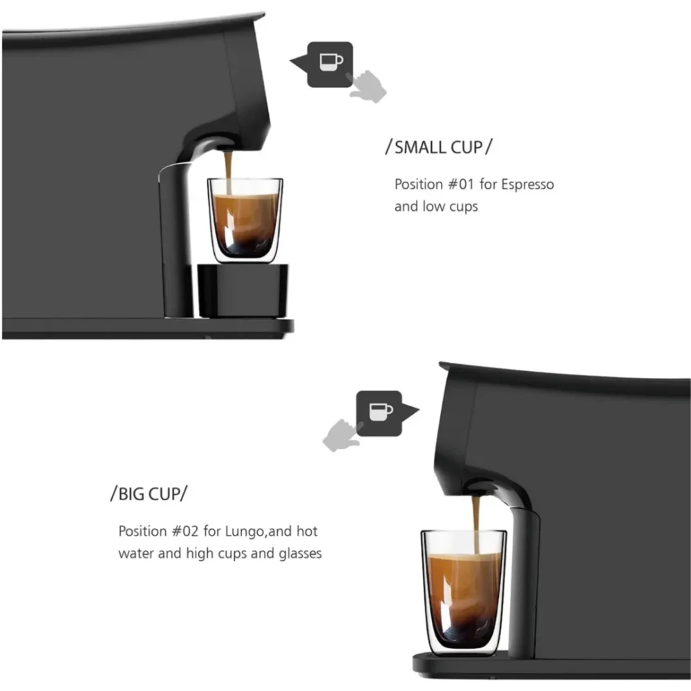 Florence Machine à café à capsules TIMELESS 3A-C285B 1200W