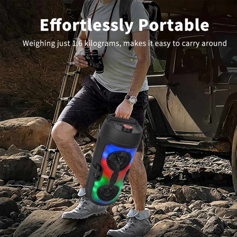 Haut Parleur Sans Fil ZQS 4291 Rechargable Avec Microphone