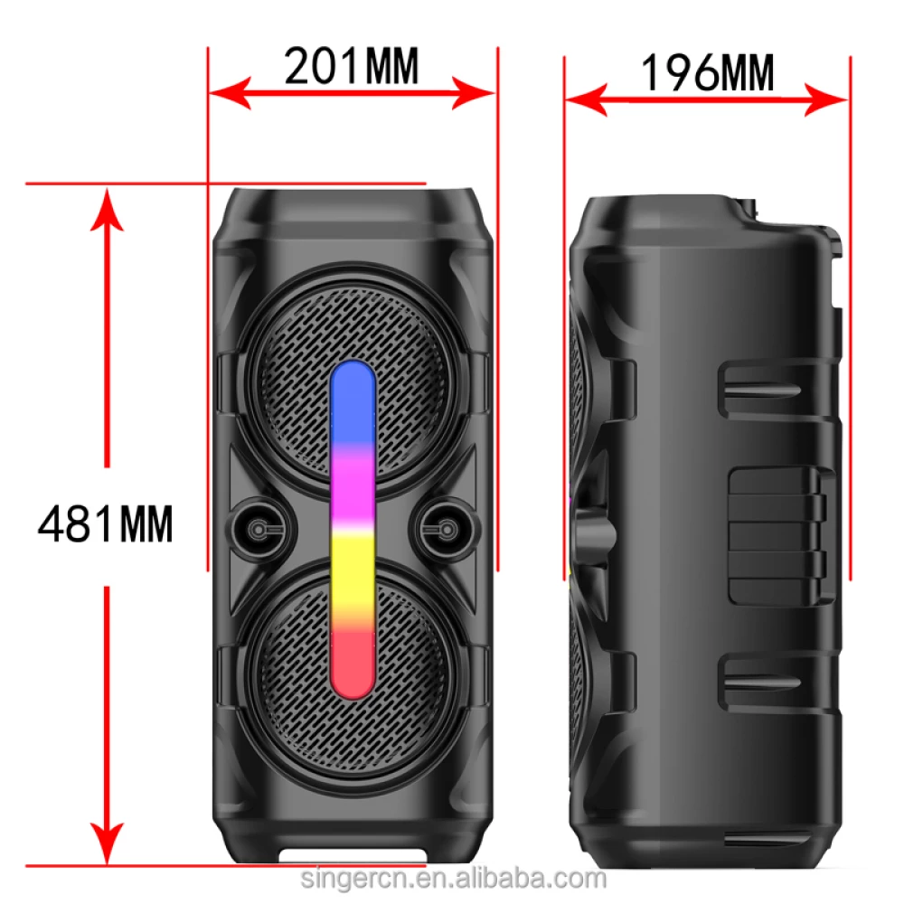 Haut Parleur Sans Fil ZQS 4291 Rechargable Avec Microphone