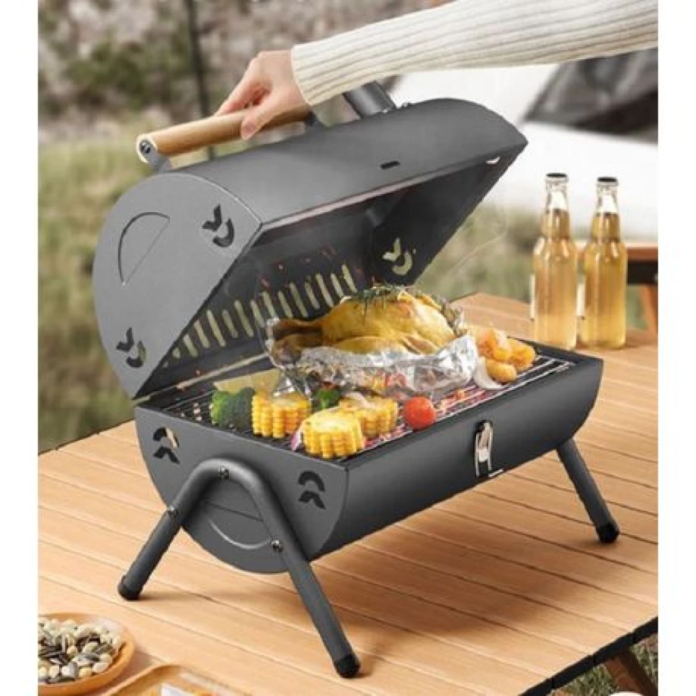 Barbecue à charbon double face