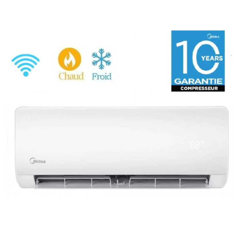 Climatiseur Midea 12000 BTU Chaud et Froid Wifi / Inverter