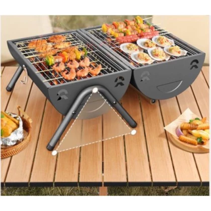 Barbecue à charbon double face 