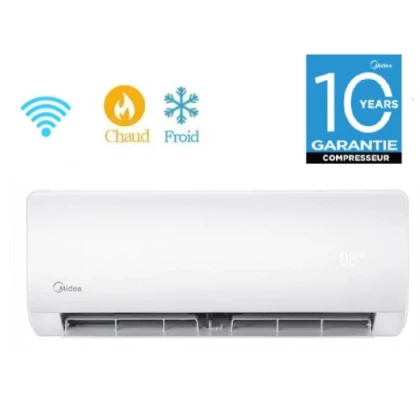 Climatiseur Midea 12000 BTU Chaud et Froid Wifi / Inverter